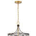 Crystorama STM-B5106-BZ-GA Stemmons Six Light Mini Chandelier Bronze / Antique Gold Alternate Image 4.jpg