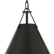 Crystorama XAV-B8301-MK Xavier One Light Pendant Matte Black Alternate Image 4.jpg