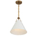 Crystorama XAV-B8301-VG Xavier One Light Pendant Vibrant Gold Alternate Image 2.jpg