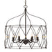 Crystorama ZUC-A9035-EB-GA Zucca Six Light Chandelier English Bronze / Antique Gold Alternate Image 2.jpg