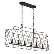 Crystorama ZUC-A9037-EB-GA Zucca Six Light Chandelier English Bronze / Antique Gold Alternate Image.jpg
