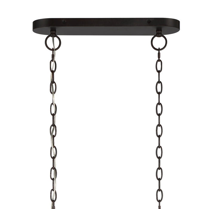 Crystorama ZUC-A9037-EB-GA Zucca Six Light Chandelier English Bronze / Antique Gold Alternate Image 4.jpg