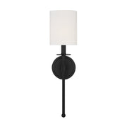 Shoppers Lighting SH90057MBK Kaylee One Light Wall Sconce, Matte Black Alternate Image 2.jpg