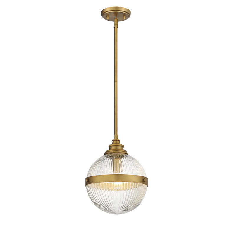 Shoppers Lighting SH70100NB Mia One Light Mini Pendant, Natural Brass Alternate Image 2.jpg