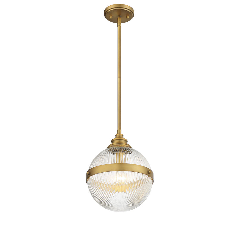 Shoppers Lighting SH70100NB Mia One Light Mini Pendant, Natural Brass Alternate Image 3.jpg