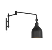 Shoppers Lighting SH90019MBK Lena One Light Wall Sconce, Matte Black Alternate Image 4.jpg