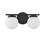 Shoppers Lighting SH80047MBK Grace Two Light Bathroom Vanity Light, Matte Black Alternate Image.jpg