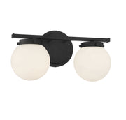 Shoppers Lighting SH80047MBK Grace Two Light Bathroom Vanity Light, Matte Black Alternate Image 2.jpg