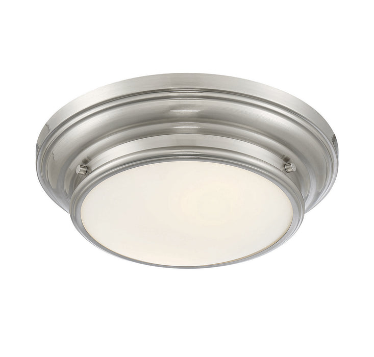 Shoppers Lighting SH60063BN Alexa Two Light Flush Mount, Brushed Nickel Alternate Image 3.jpg