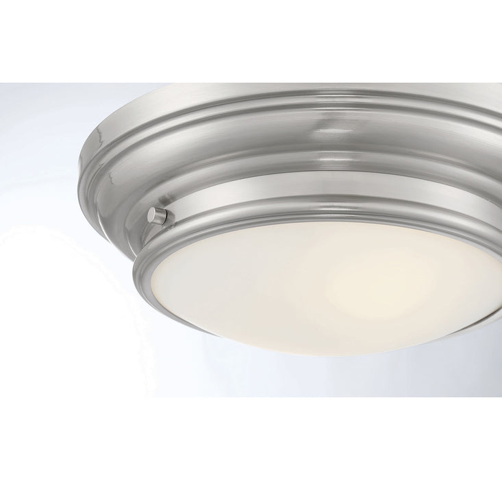 Shoppers Lighting SH60063BN Alexa Two Light Flush Mount, Brushed Nickel Alternate Image 4.jpg