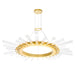 CWI Lighting 1121P48-28-602 Collar LED Chandelier Satin Gold Alt 1.jpg