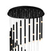 CWI Lighting 1262P30-54-101 Flute LED Chandelier Black Alt 1.jpg