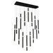 CWI Lighting 1262P32-14-101 Flute LED Chandelier Black Alt 1.jpg