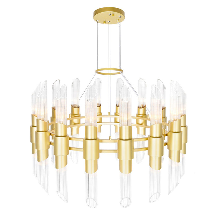 CWI Lighting 1269P32-32-602 Croissant 32 Light Chandelier Satin Gold Alt 1.jpg