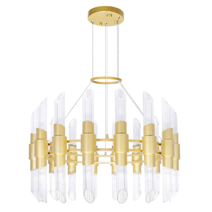 CWI Lighting 1269P32-32-602 Croissant 32 Light Chandelier Satin Gold Alt 2.jpg