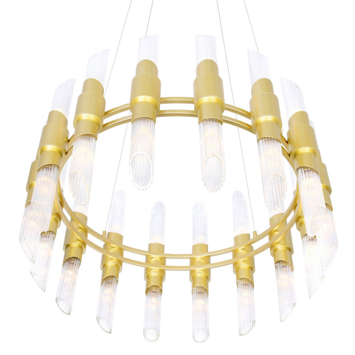 CWI Lighting 1269P32-32-602 Croissant 32 Light Chandelier Satin Gold Alt 3.jpg