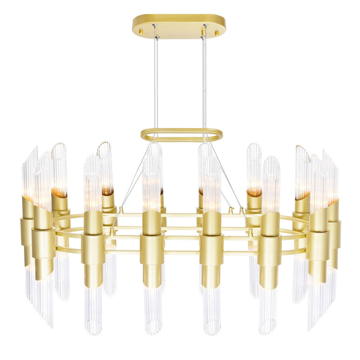 CWI Lighting 1269P39-28-602-O Croissant 28 Light Chandelier Satin Gold Alt 1.jpg