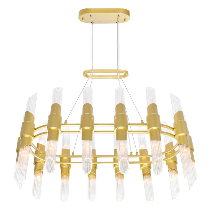 CWI Lighting 1269P39-28-602-O Croissant 28 Light Chandelier Satin Gold Alt 2.jpg