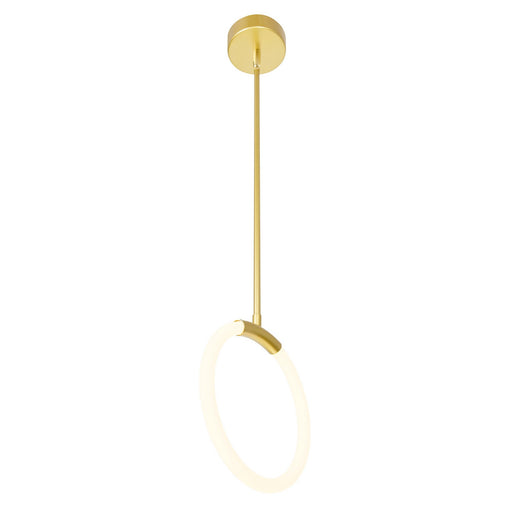 CWI Lighting 1273P10-1-602 Hoops LED Pendant Satin Gold Alt 1.jpg