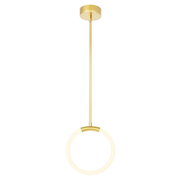 CWI Lighting 1273P10-1-602 Hoops LED Pendant Satin Gold Alt 3.jpg