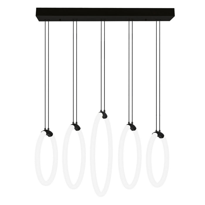 CWI Lighting 1273P23-5-101-RC Hoops LED Chandelier Black Alt 1.jpg