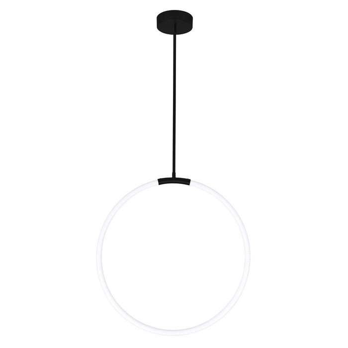 CWI Lighting 1273P24-1-101 Hoops LED Chandelier Black Alt 4.jpg