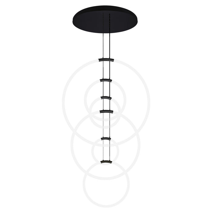 CWI Lighting 1273P35-6-101-R Hoops LED Chandelier Black Alt 1.jpg