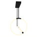 CWI Lighting 1273P40-2-101-RC Hoops LED Chandelier Black Alt 1.jpg