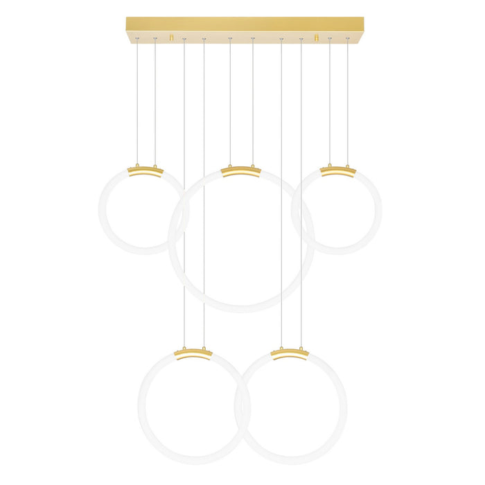 CWI Lighting 1273P44-5-602-RC Hoops LED Chandelier Satin Gold Alt 2.jpg