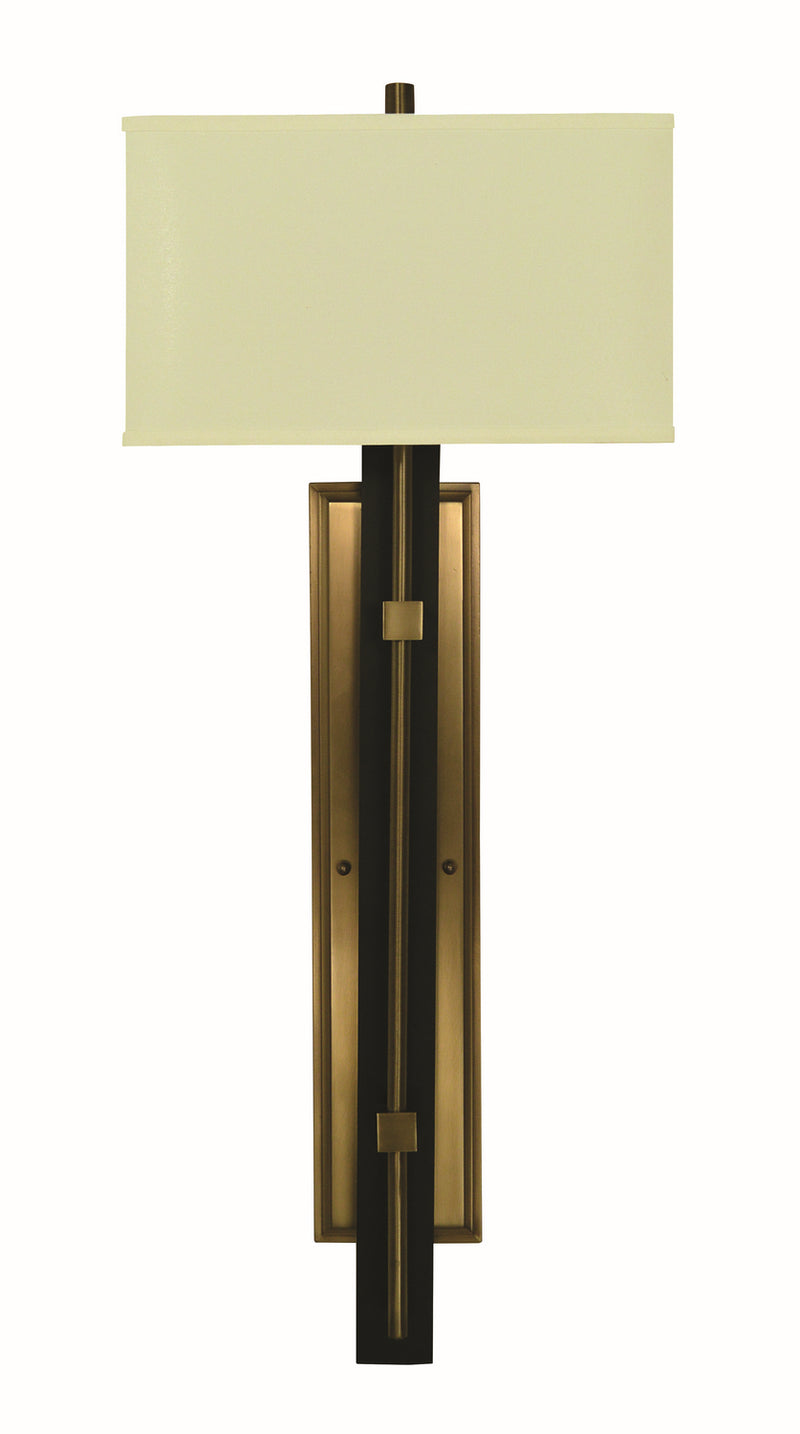 Framburg 5672 AB/MBLACK Sconces Two Light Wall Sconce, Antique Brass and Matte Black Alternate Image.jpg