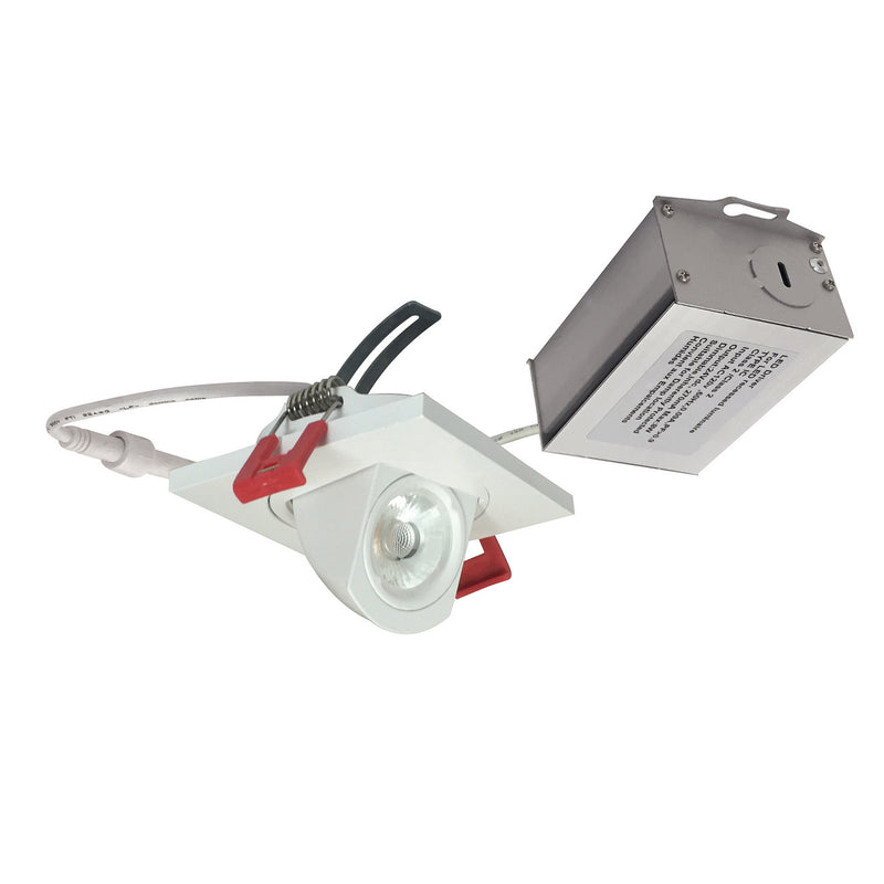 Nora Lighting NM2-2R2705027MPW LED Mini Downlight, Matte Powder White Alternate Image.jpg