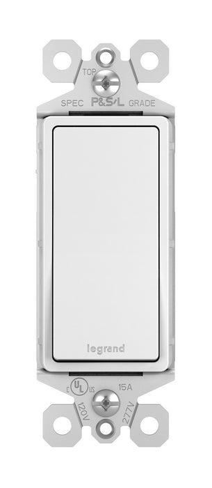 Legrand TM870W radiant Single-Pole Switch, White Alternate Image 1