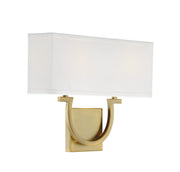 Savoy House 9-998-2-322 Two Light Wall Sconce, Warm Brass (4)