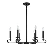 Savoy House 1-2450-6-89 Six Light Chandelier, Matte Black (2)