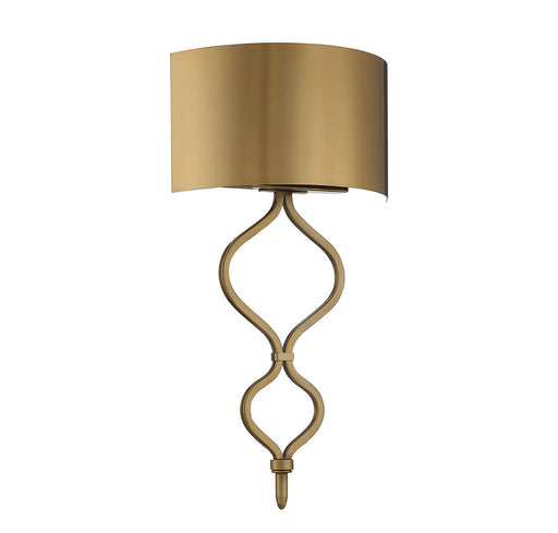 Savoy House 9-6520-1-322 LED Wall Sconce, Warm Brass (2)
