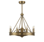 Savoy House 39-FD-124-322 LED Fan D'Lier, Warm Brass (2)