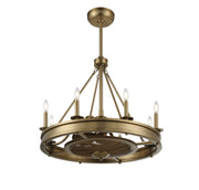 Savoy House 39-FD-124-322 LED Fan D'Lier, Warm Brass (4)