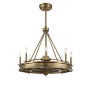 Savoy House 39-FD-124-322 LED Fan D'Lier, Warm Brass (5)