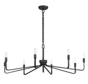 Savoy House 1-6400-8-190 Eight Light Chandelier, Forged Iron (5)