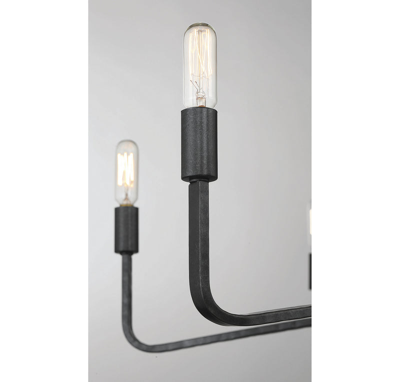 Savoy House 1-6400-8-190 Eight Light Chandelier, Forged Iron (6)