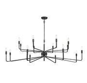 Savoy House 1-6402-16-190 16 Light Chandelier, Forged Iron (3)