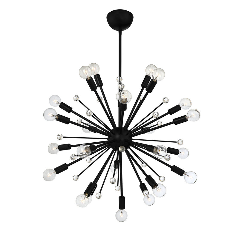 Savoy House 7-6099-24-89 24 Light Chandelier, Matte Black (2)