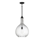 Savoy House 7-2255-1-89 One Light Pendant, Matte Black (2)