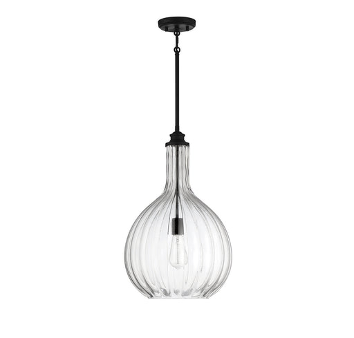 Savoy House 7-2255-1-89 One Light Pendant, Matte Black (2)