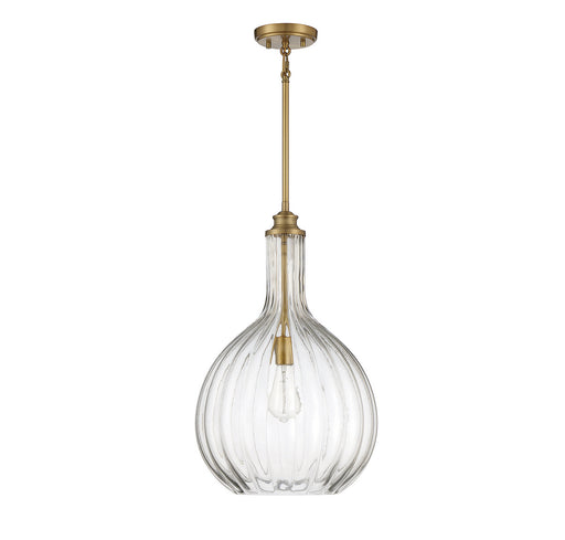 Savoy House 7-2255-1-322 One Light Pendant, Warm Brass (2)