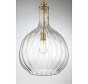 Savoy House 7-2255-1-322 One Light Pendant, Warm Brass (5)