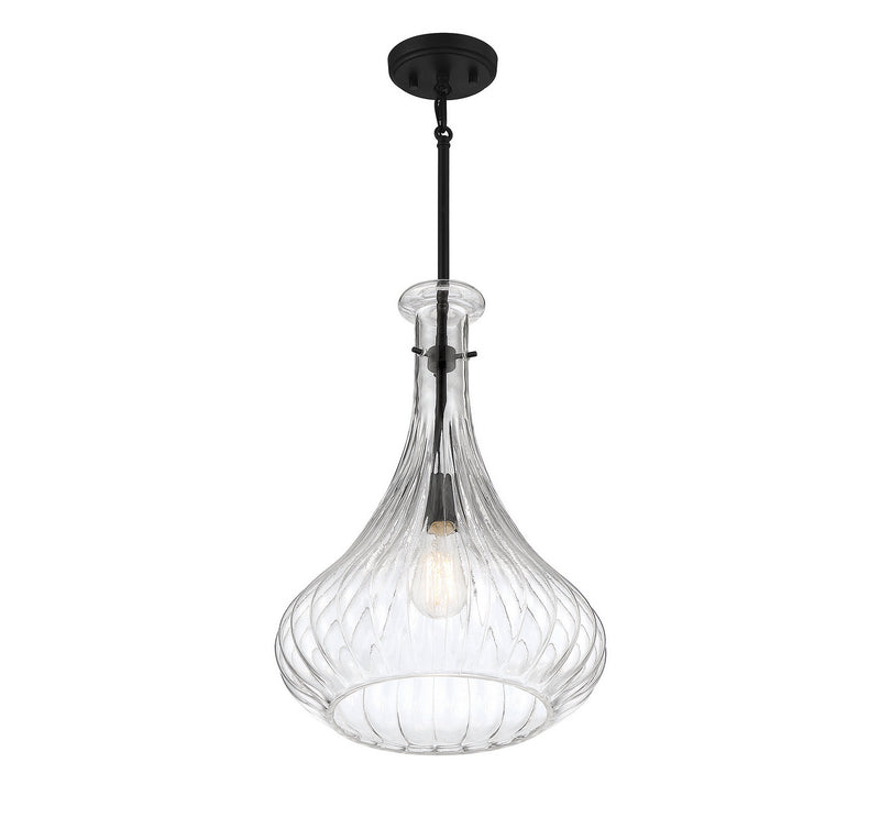 Savoy House 7-2265-1-89 One Light Pendant, Matte Black (4)