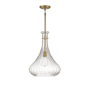 Savoy House 7-2265-1-322 One Light Pendant, Warm Brass (2)