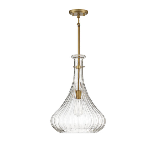 Savoy House 7-2265-1-322 One Light Pendant, Warm Brass (2)