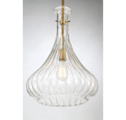 Savoy House 7-2265-1-322 One Light Pendant, Warm Brass (5)
